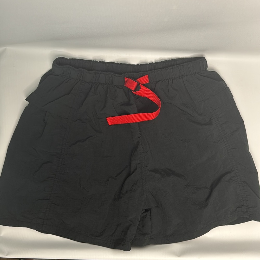Vintage Marlboro Adventure Team Shorts 90s Black Swim Trunks Lined Made in Korea - Picture 3 of 9